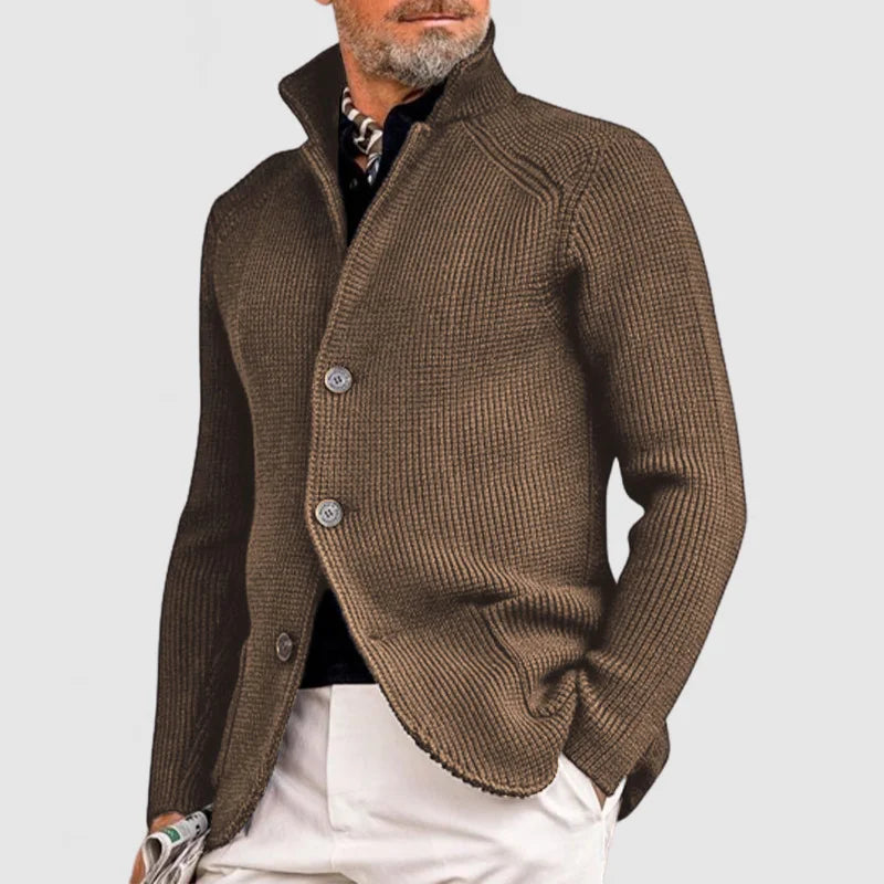 Mens Knitted Vest with Pockets Regular Fit