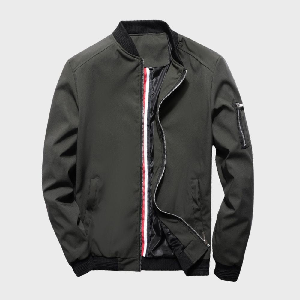 Mens Bomber Jacket Lightweight Casual Fit