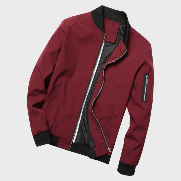 Mens Bomber Jacket Lightweight Casual Fit