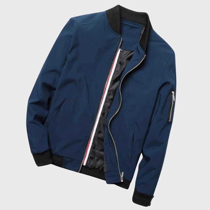 Mens Bomber Jacket Lightweight Casual Fit