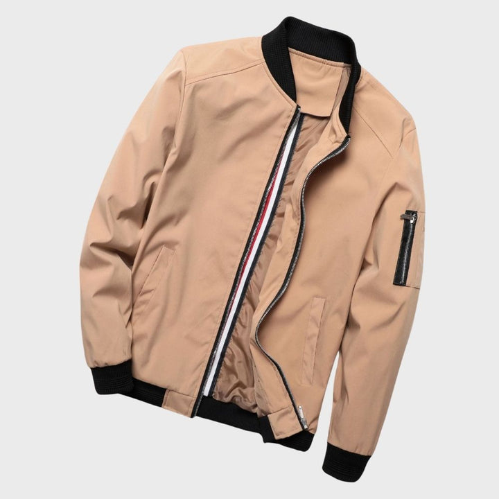 Mens Bomber Jacket Full Zip Classic Fit