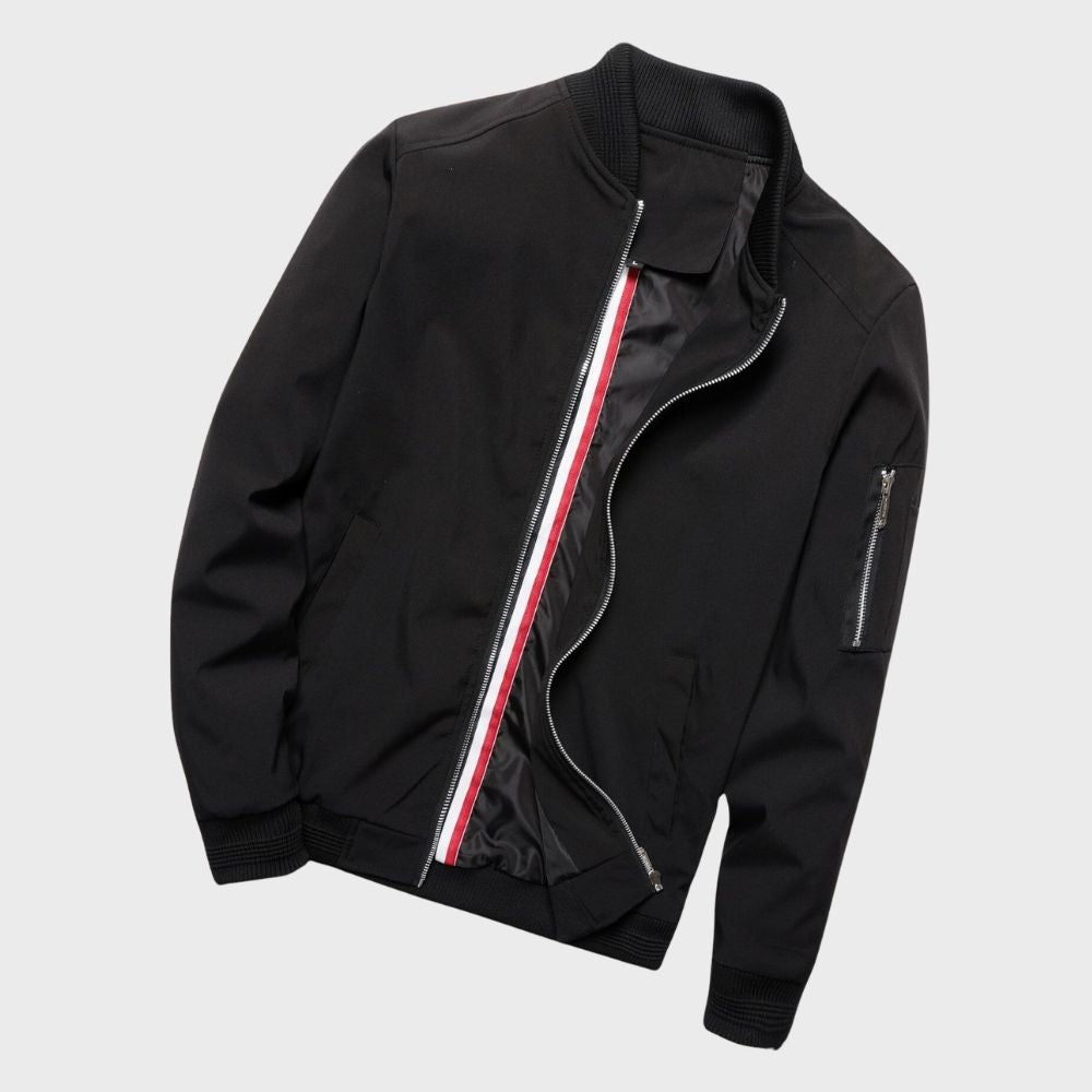 Mens Bomber Jacket Lightweight Casual Fit