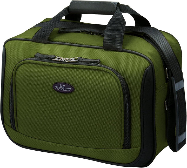 Unisex Softside Carry-On Luggage Set Expandable with Skate Wheels