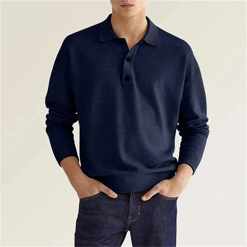 Mens Casual Shirt Long Sleeve Comfortable Classic Fit