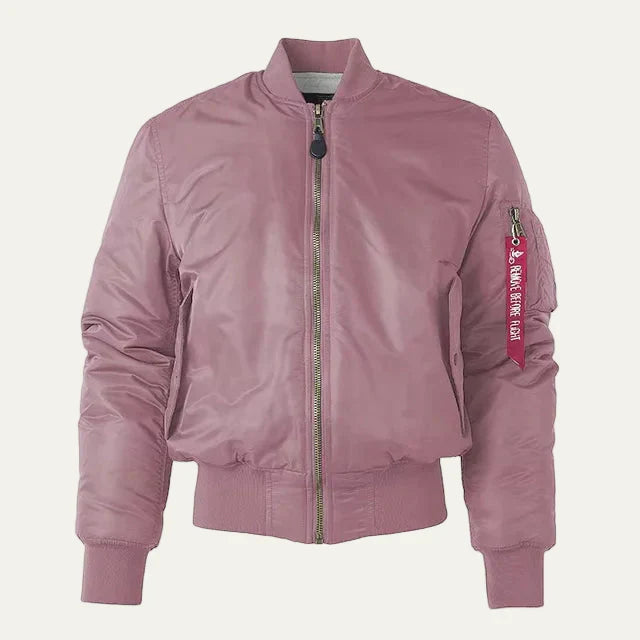 Unisex Bomber Jacket Full Zip Sleeve Utility Pocket