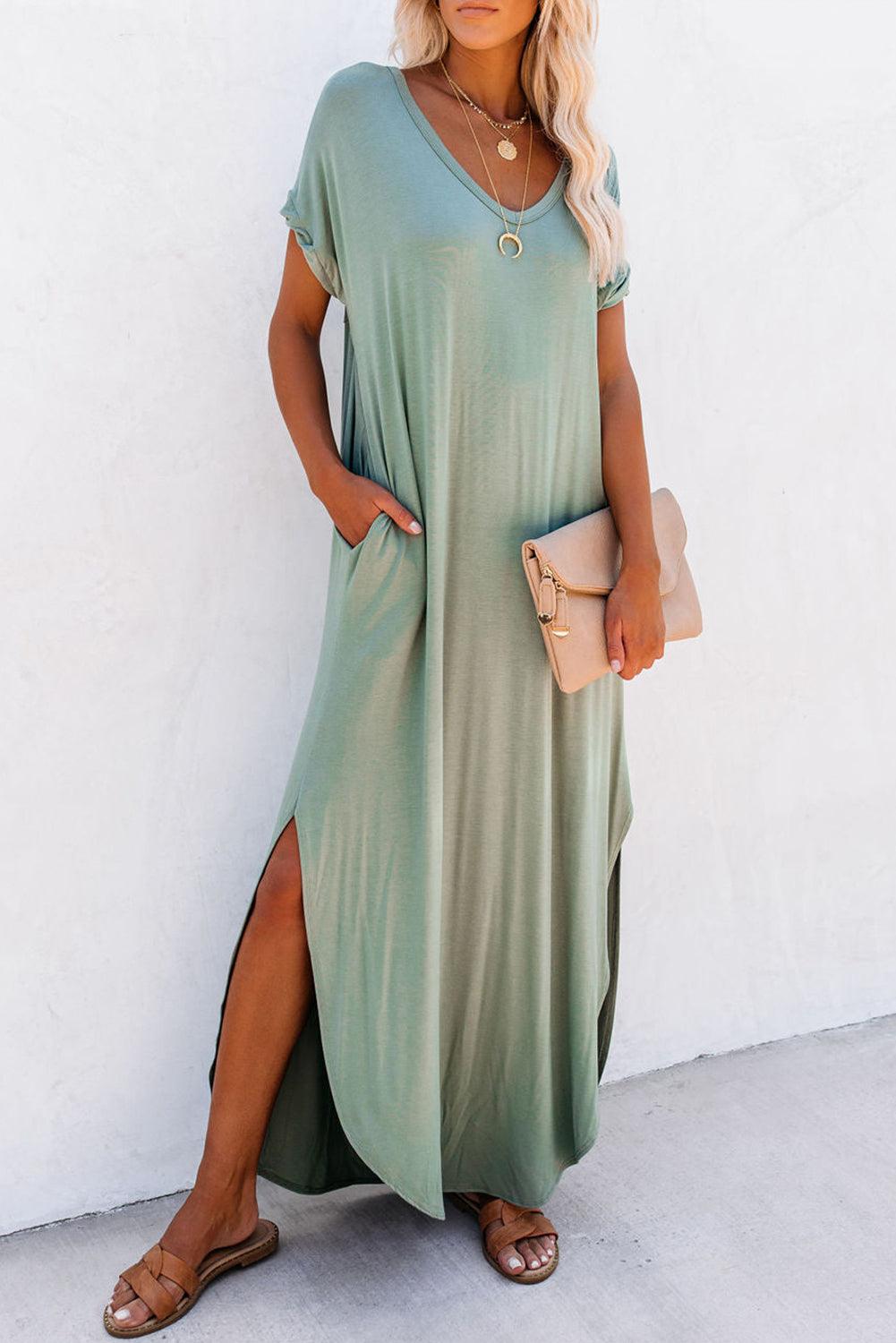 Womens Maxi Dress Lightweight Casual Summer