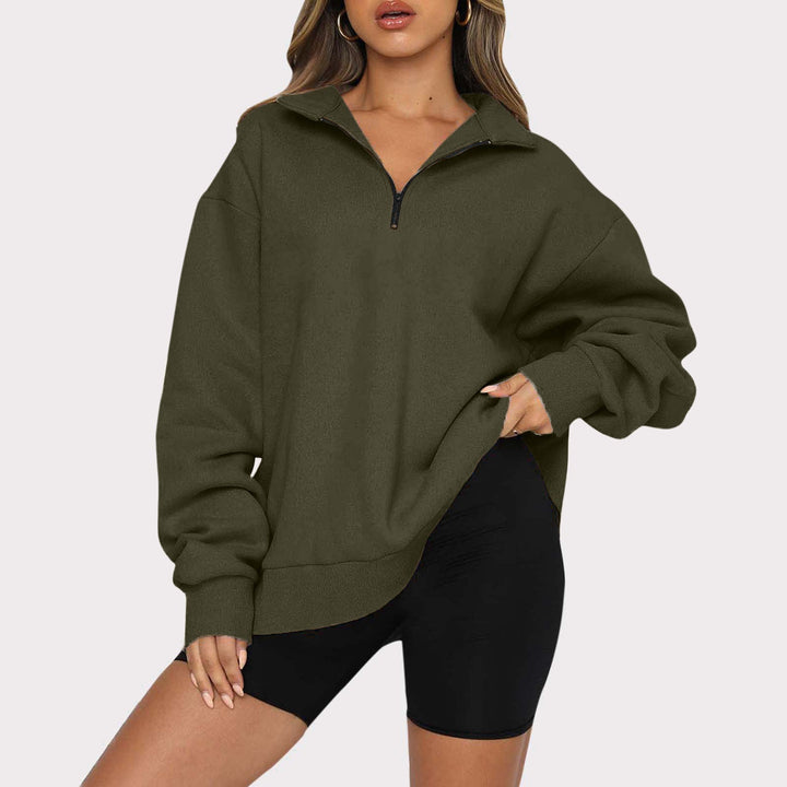 Unisex Zipped Winter Sweater Warm Fit