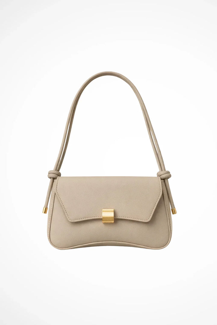 Womens Shoulder Bag Minimalist Design with Clasp Closure - BritishMode