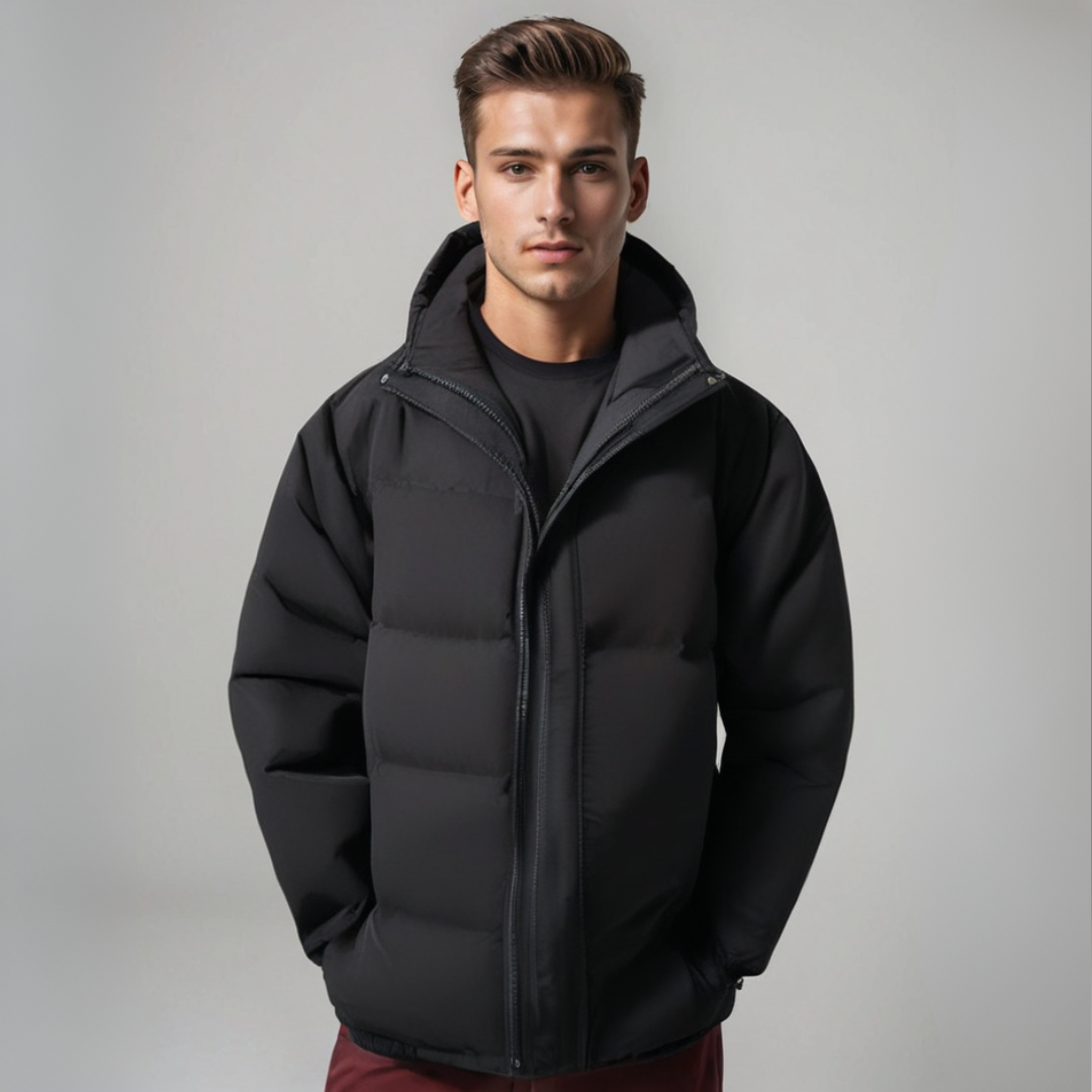 Unisex Insulated Hoodie Jacket Classic Fit - BritishMode