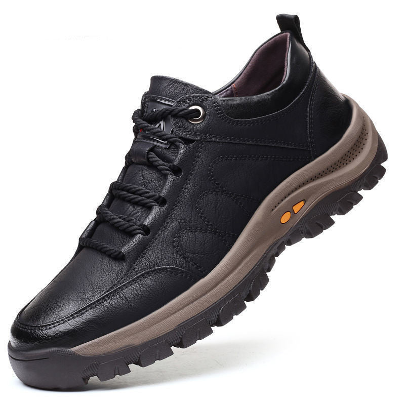Mens Orthopedic Leather Shoes Breathable