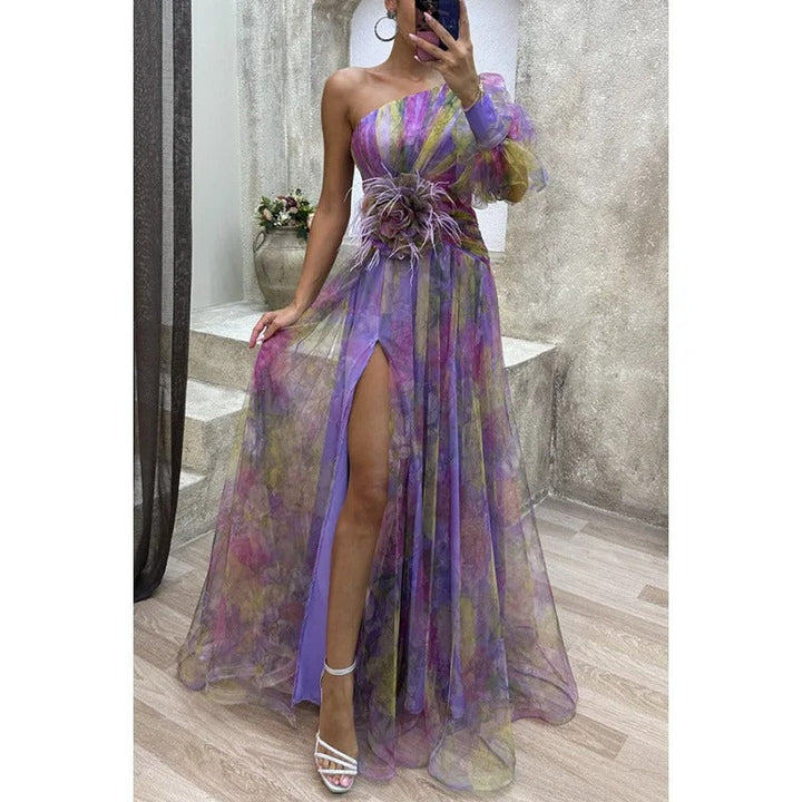 Womens Maxi Dress Floral Floor Length