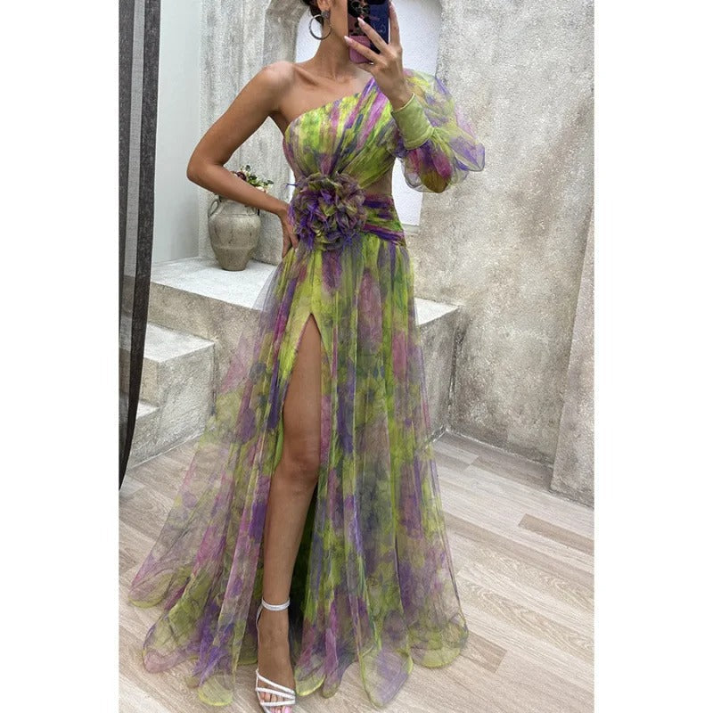 Womens Maxi Dress Floral Floor Length