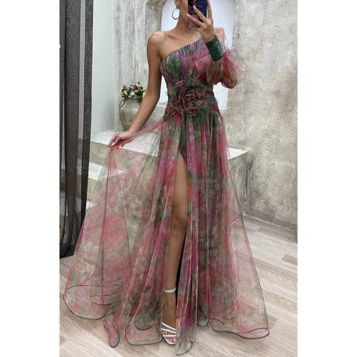 Womens Maxi Dress Floral Floor Length