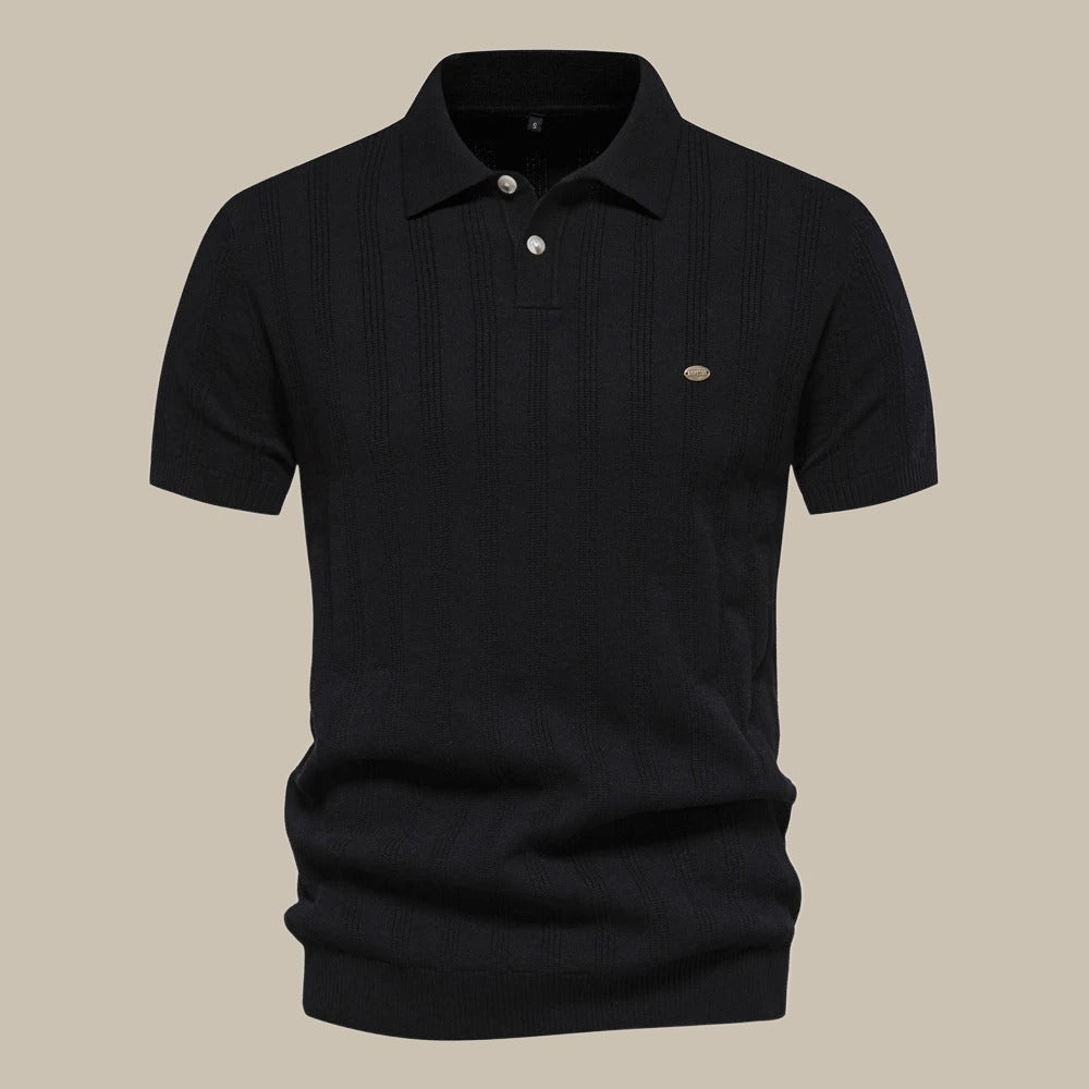 Mens Polo Shirt Short Sleeve Stylish Fit