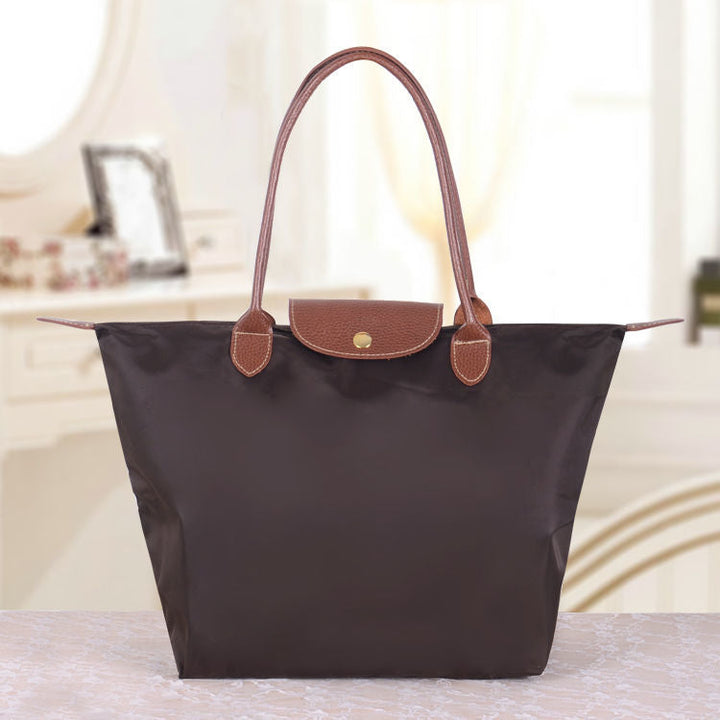 Womens Oxford Shoulder Bag Leather Structured Design