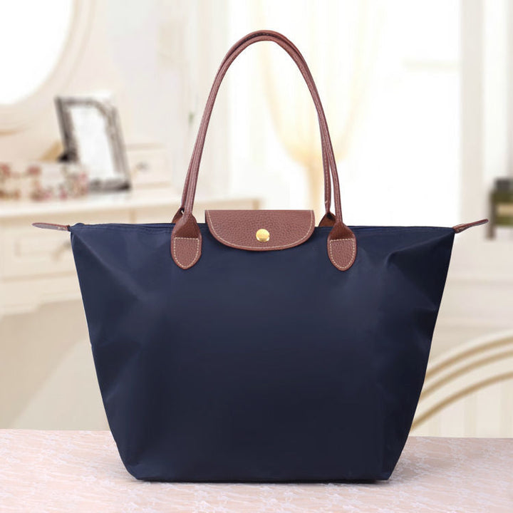 Womens Oxford Shoulder Bag Leather Structured Design