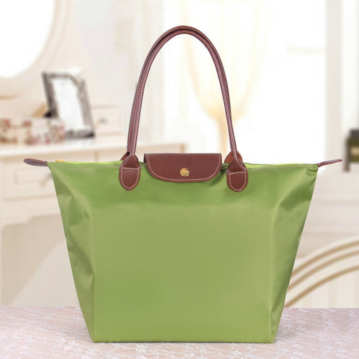Womens Oxford Shoulder Bag Leather Structured Design