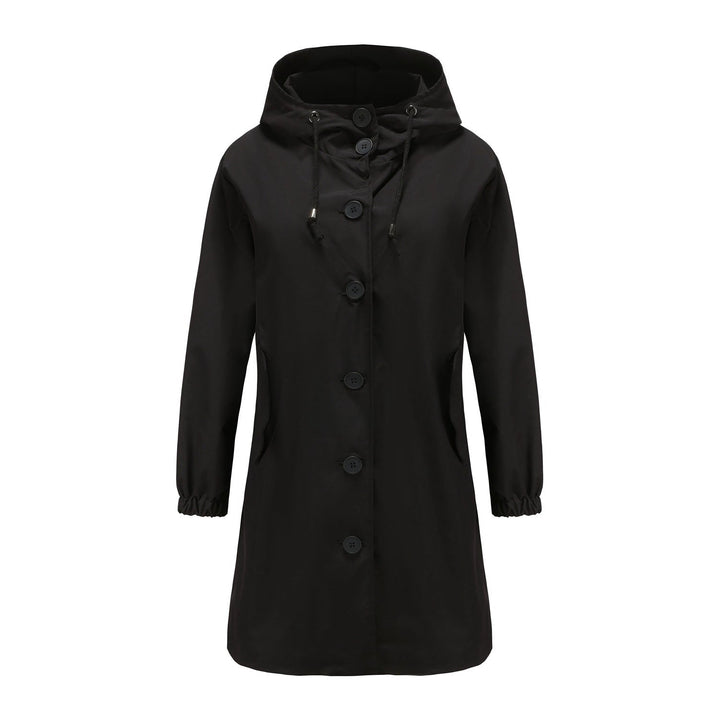 Womens Long Waterproof Parka Coat Hooded Fit