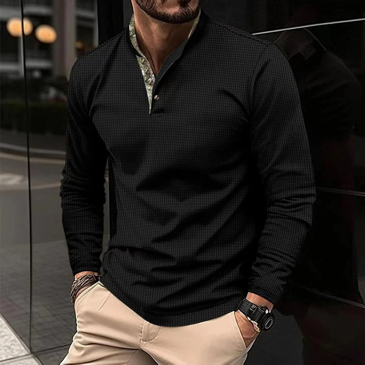 Mens Dress Shirt Long Sleeve Slim Fit - BritishMode
