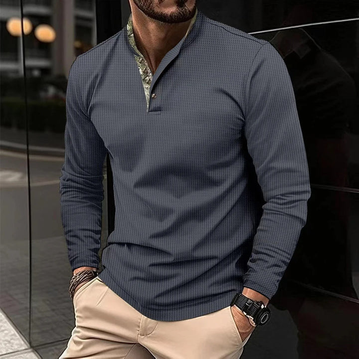 Mens Dress Shirt Long Sleeve Slim Fit