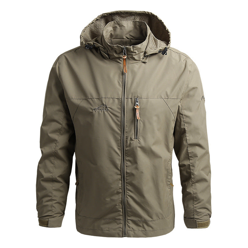 Mens Hoodie Coat Relaxed Fit