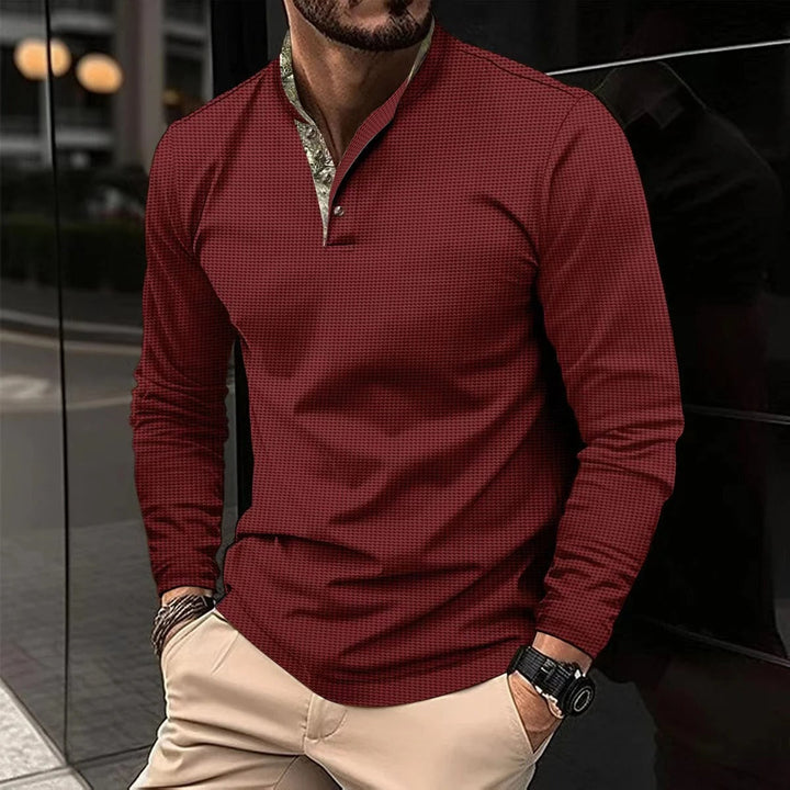 Mens Dress Shirt Long Sleeve Slim Fit