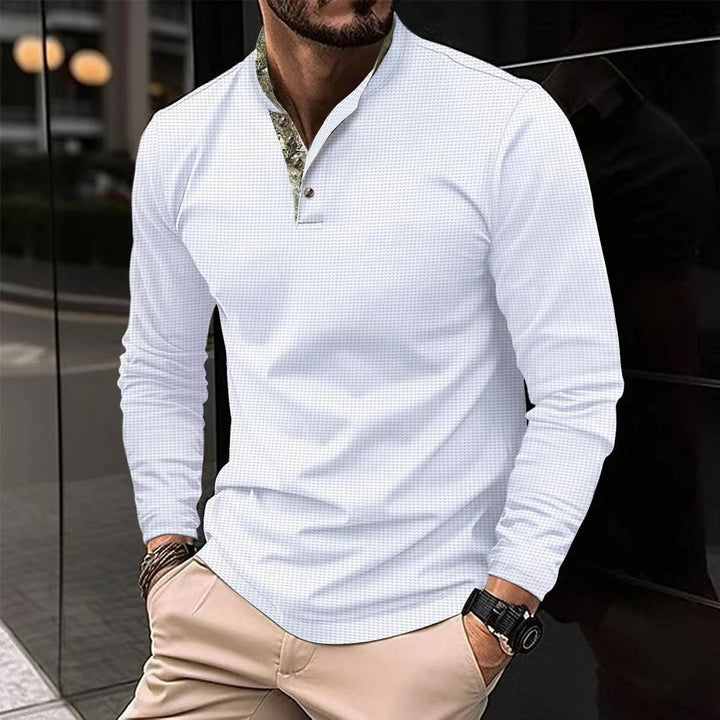 Mens Dress Shirt Long Sleeve Slim Fit
