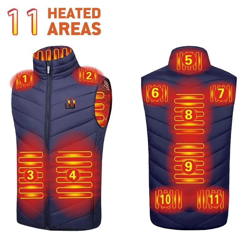 Womens Heated Vest Dual-Control Cozy Fit