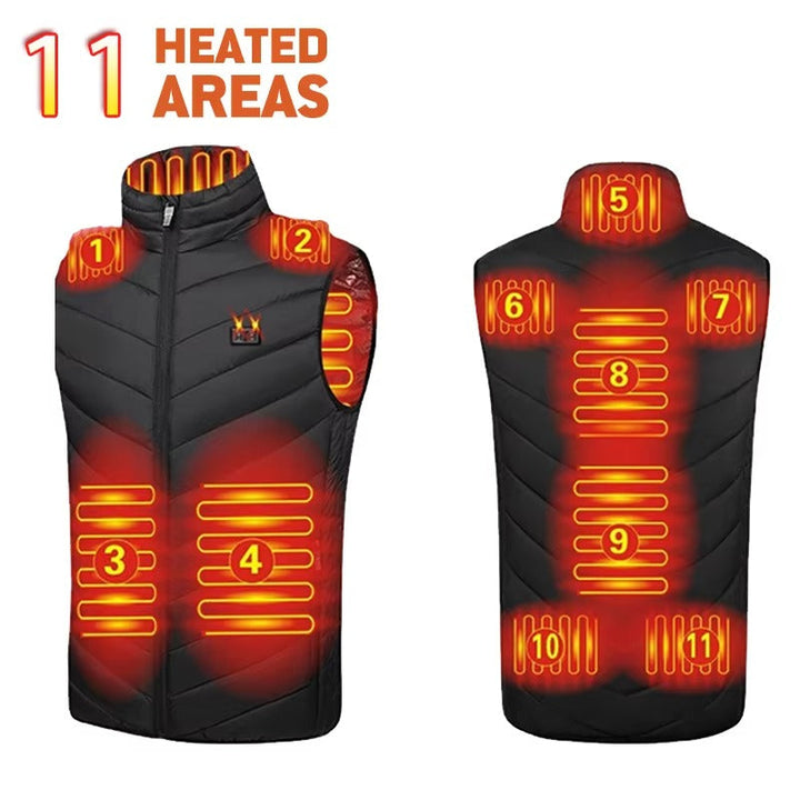 Womens Heated Vest Dual-Control Cozy Fit