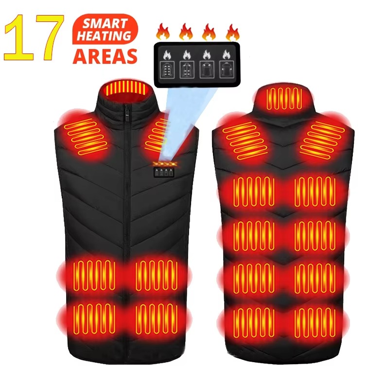 Womens Heated Vest Dual-Control Cozy Fit