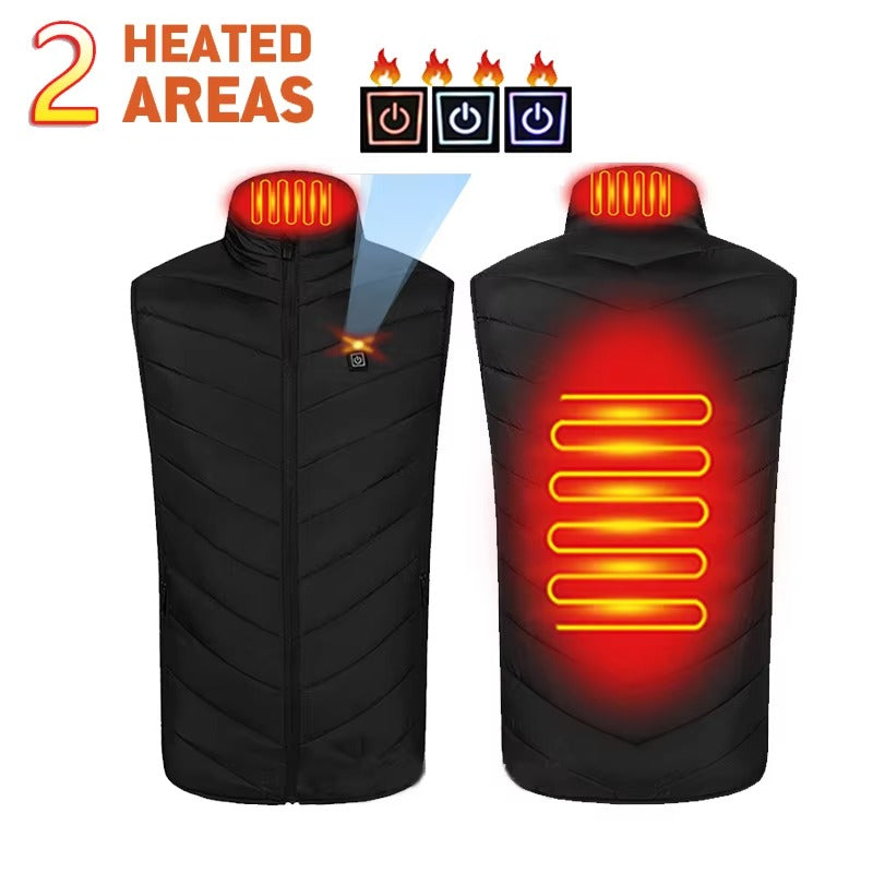 Womens Heated Vest Dual-Control Cozy Fit