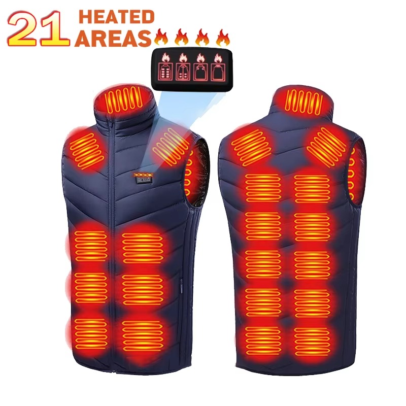 Womens Heated Vest Dual-Control Cozy Fit