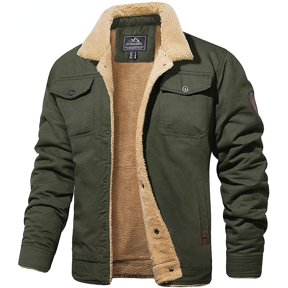 Mens Bomber Jacket Vintage Style Classic Fit