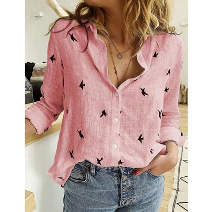 Womens Blouse Stylish Relaxed Fit - BritishMode