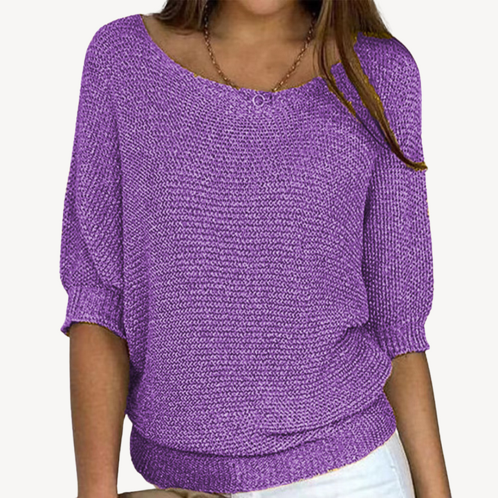 Womens Knit Pullover Sweater Casual Fit