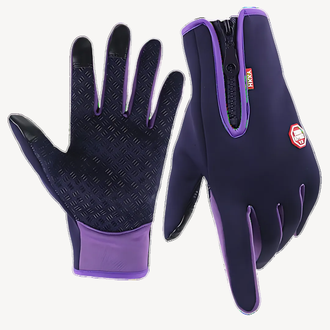 Unisex Thermal Work Gloves with Zipper Closure