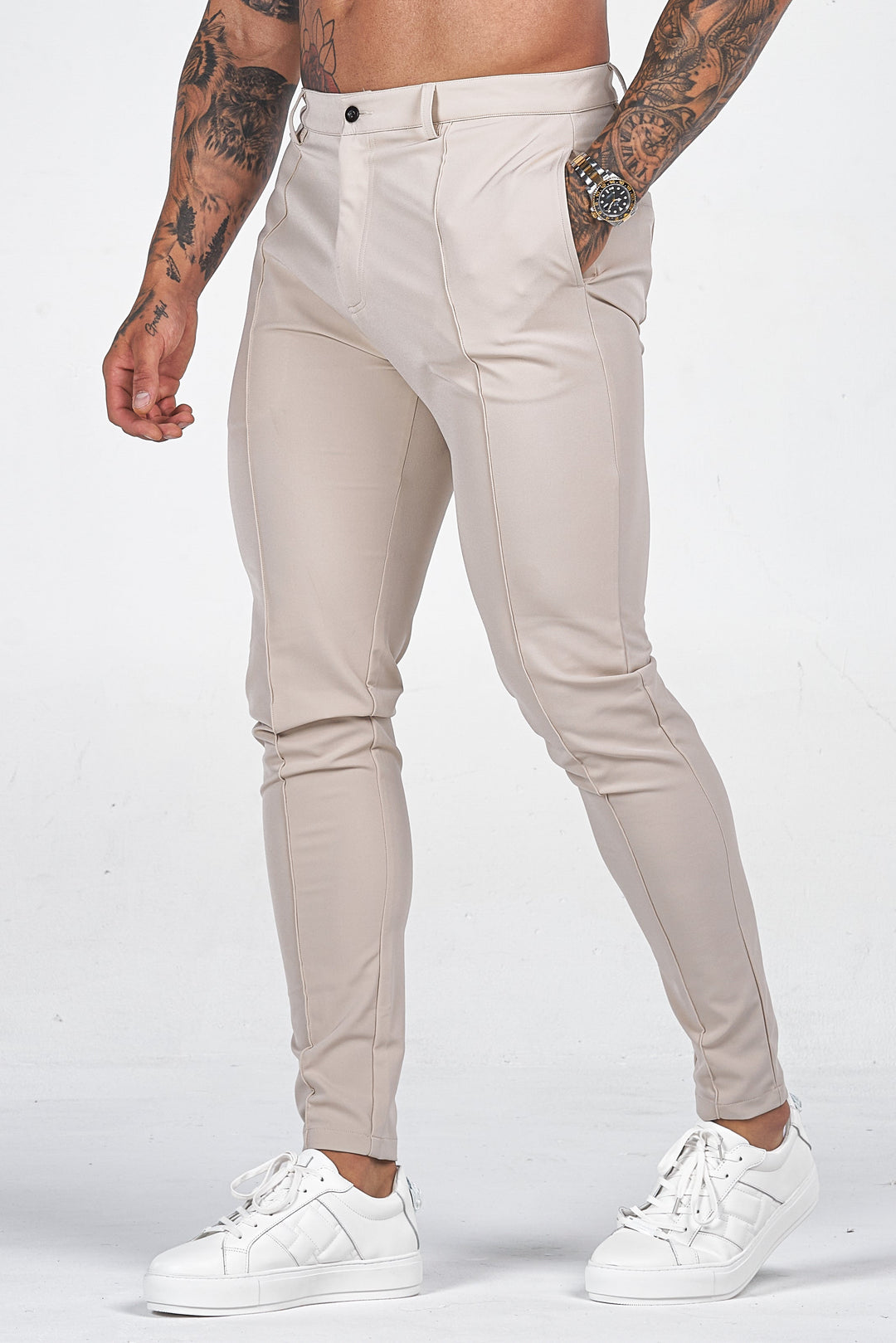 Mens Dress Pants Classic Fit Tailored Style - BritishMode
