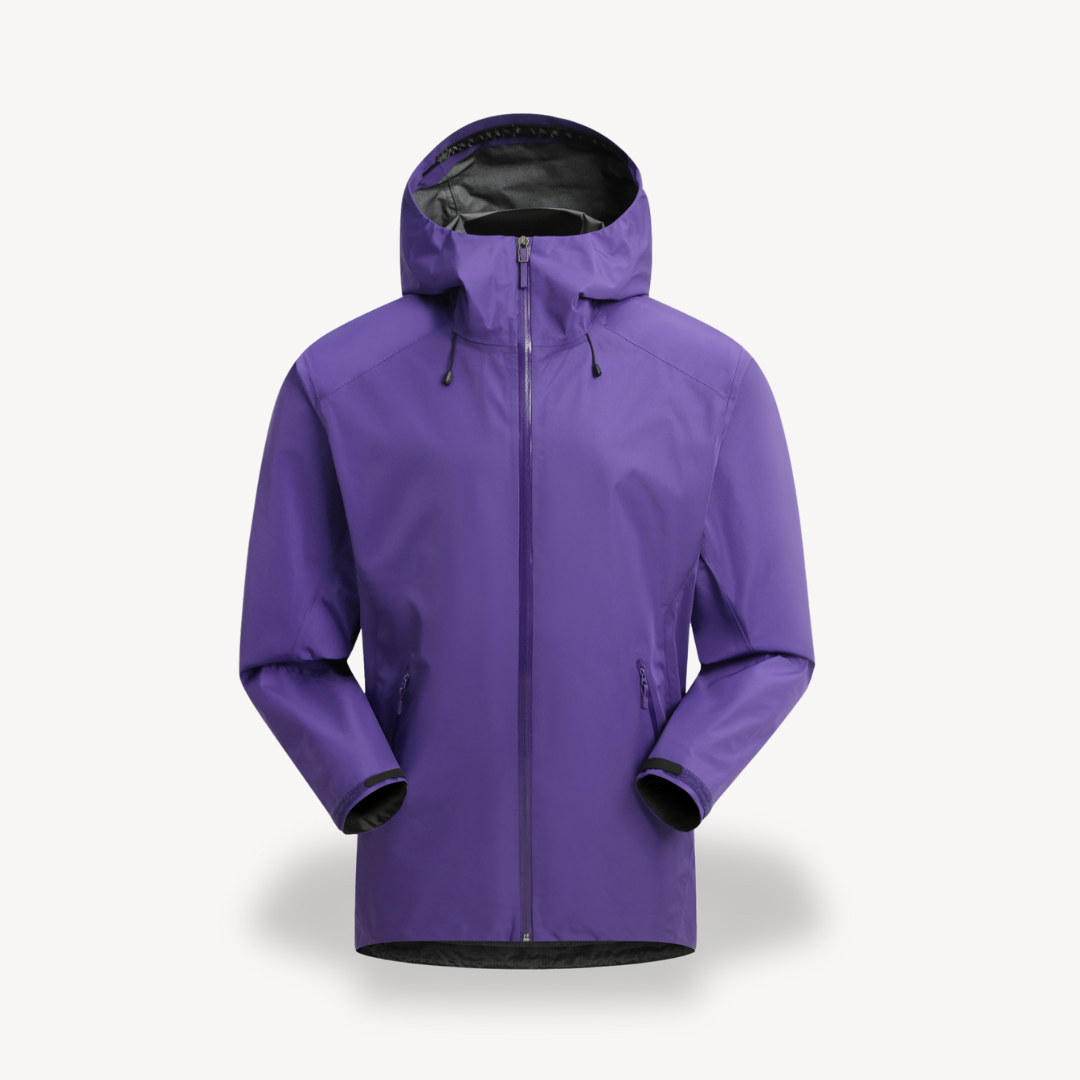 Unisex Rain Jacket Waterproof Hooded Lightweight