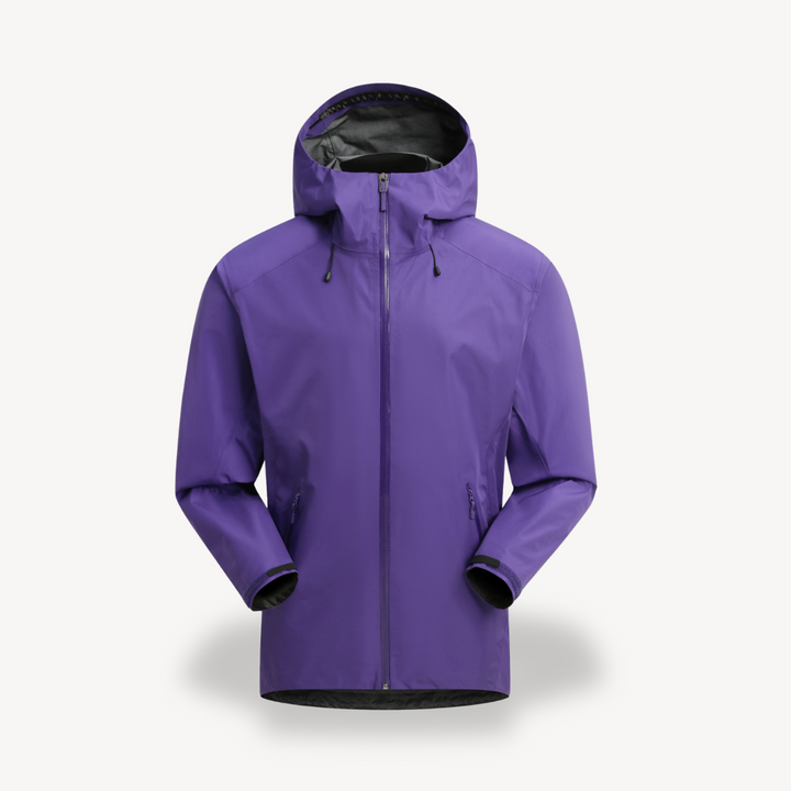 Unisex Rain Jacket Waterproof Hooded Lightweight