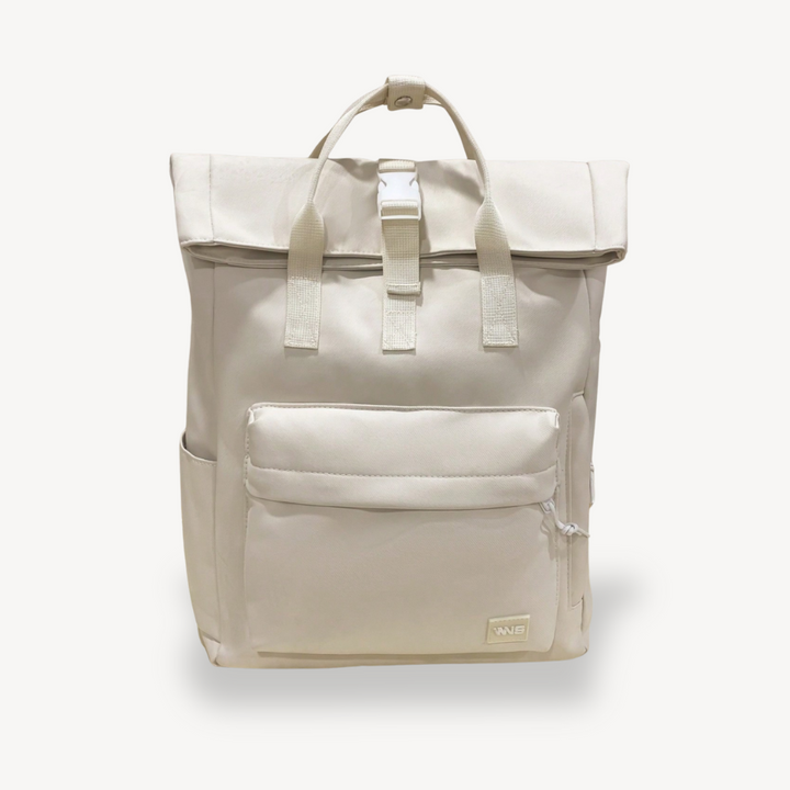 Womens Roll Top Backpack Polyester Durable