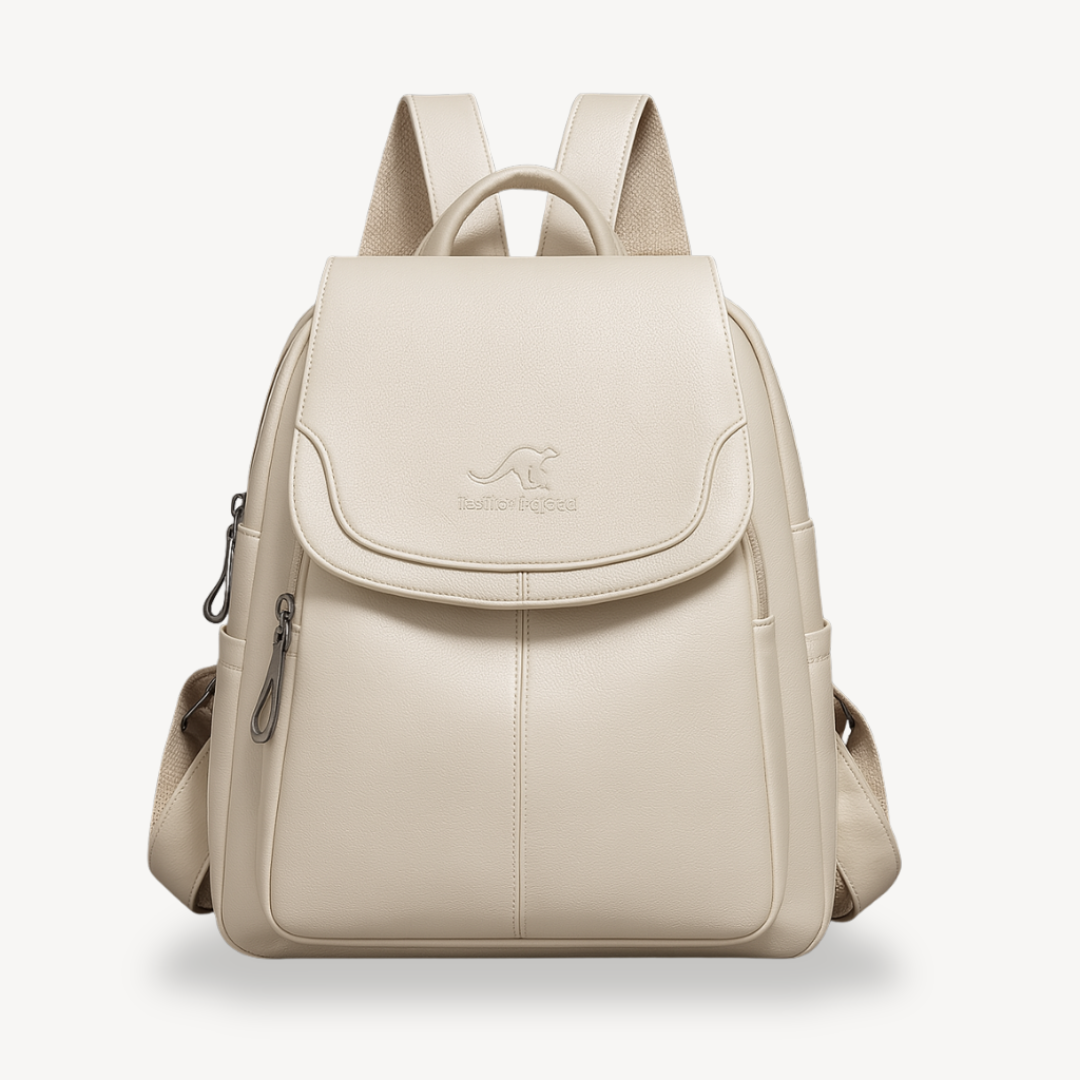 Womens Leather Backpack Durable Adjustable Straps
