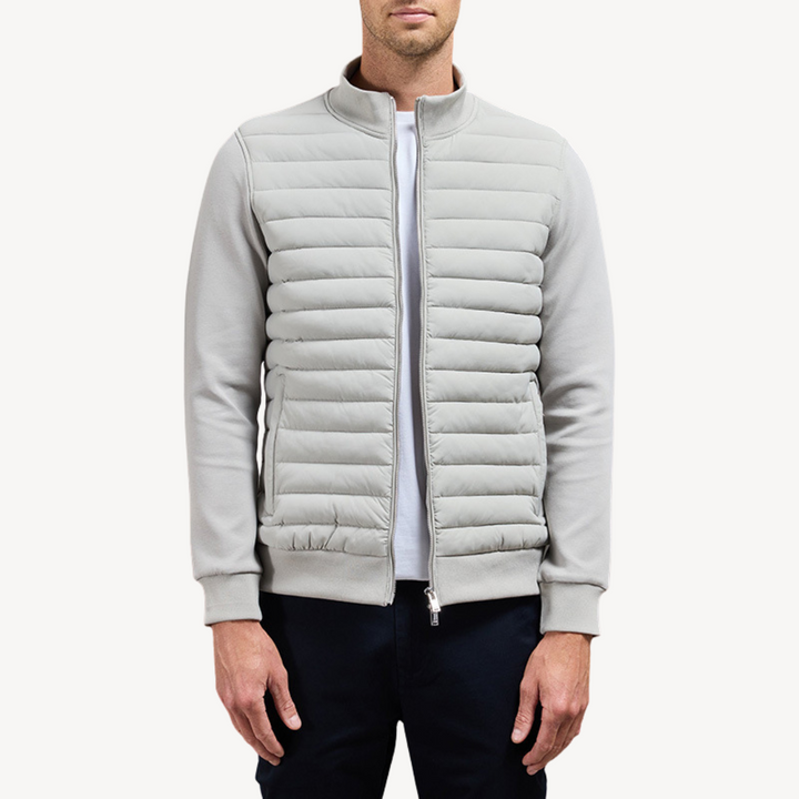 Mens Hybrid Puffer Jacket Insulated Lightweight Fit