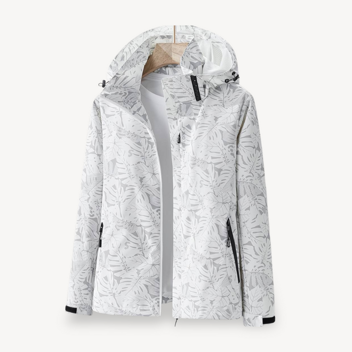 Mens Windbreaker Jacket Floral Print Lightweight