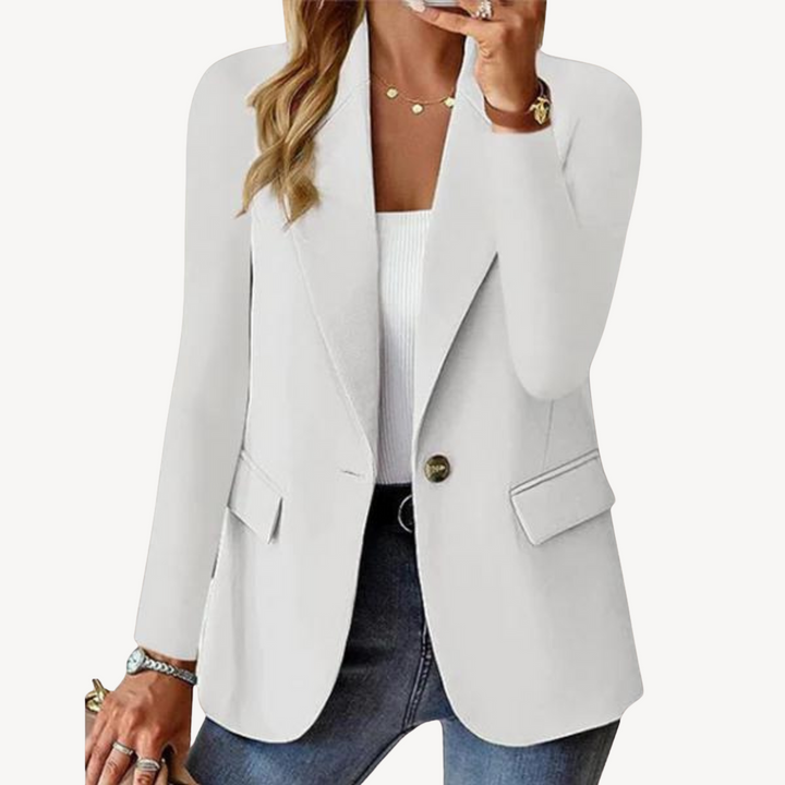 Womens Blazer Tailored Fit Formal Jacket