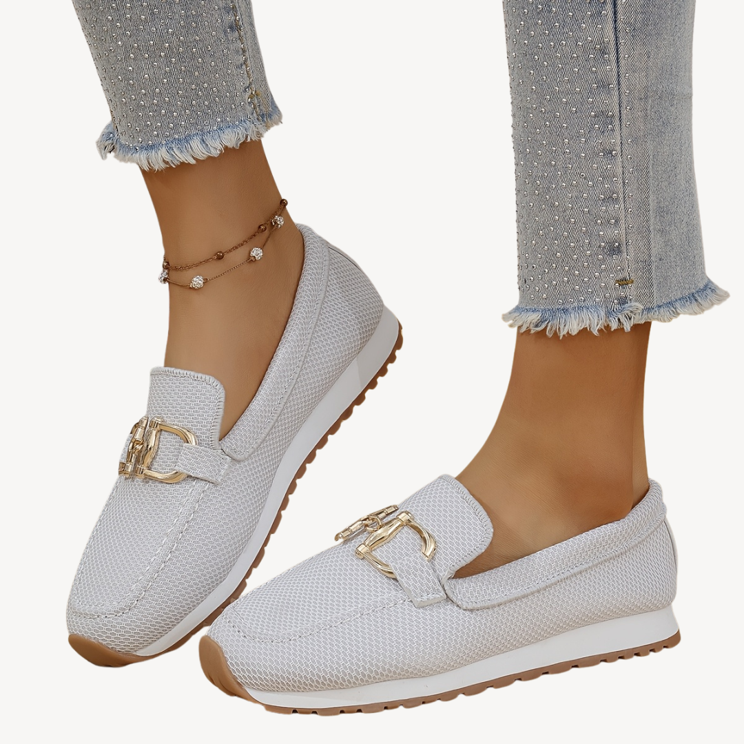 Womens Orthopedic Loafers with Mesh Upper
