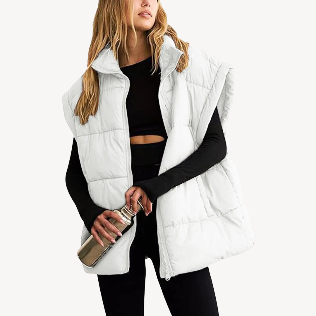 Womens Puffer Vest Jacket Lightweight Insulated Fit - BritishMode