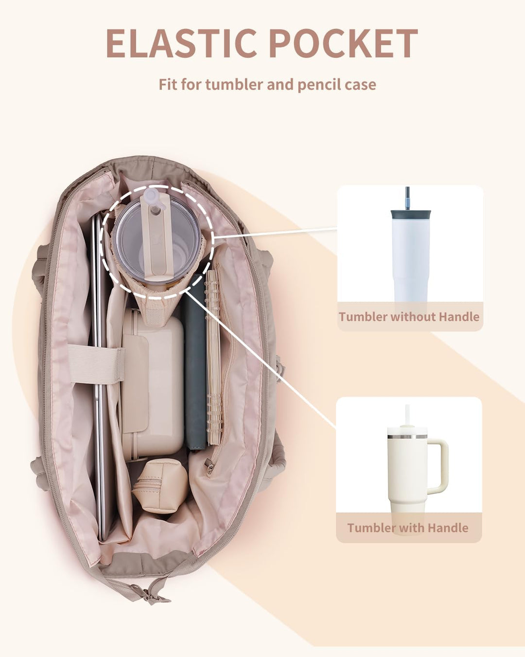 Quilted Tote Bag with Puffer Material and Laptop Sleeve