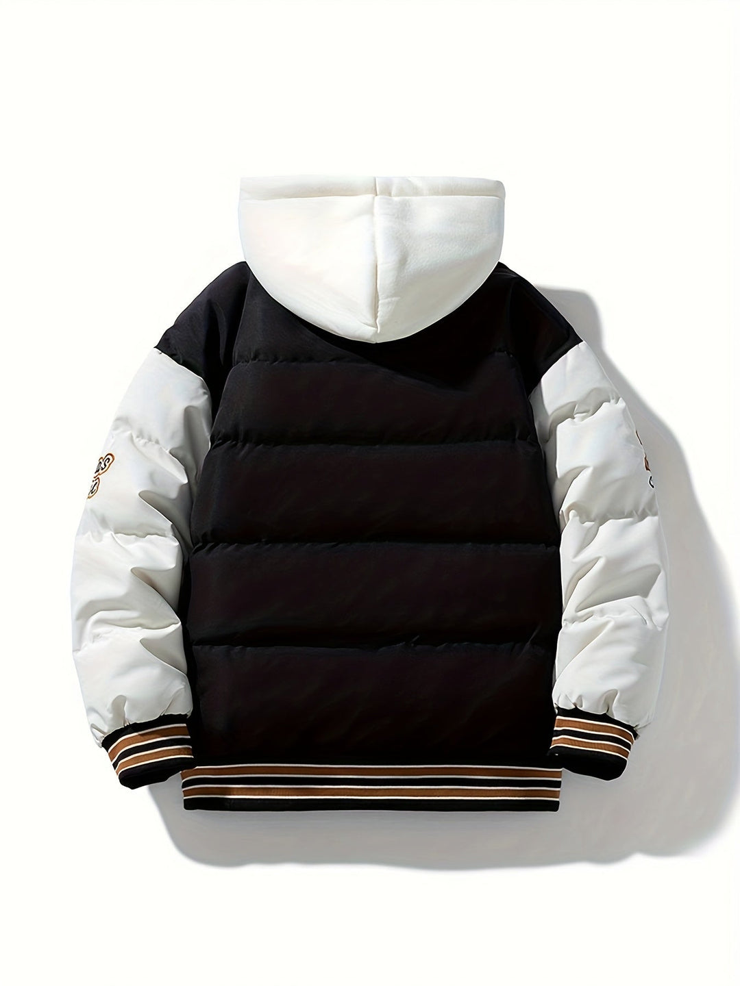 Mens Quilted Insulated Jacket with Hood