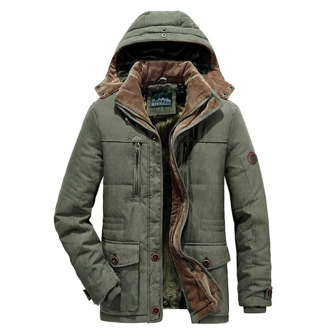 Mens Winter Jacket with Fleece Warm Fit - BritishMode