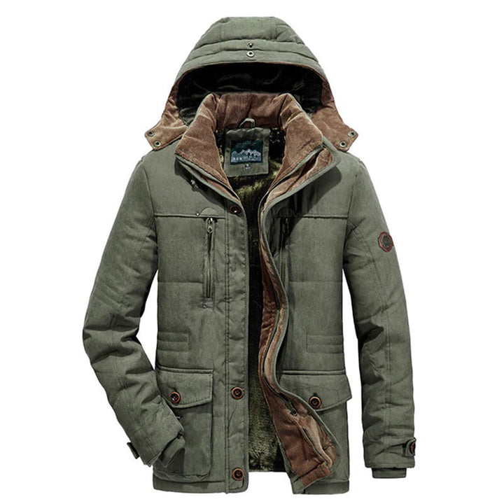 Mens Winter Jacket with Fleece Warm Fit - BritishMode